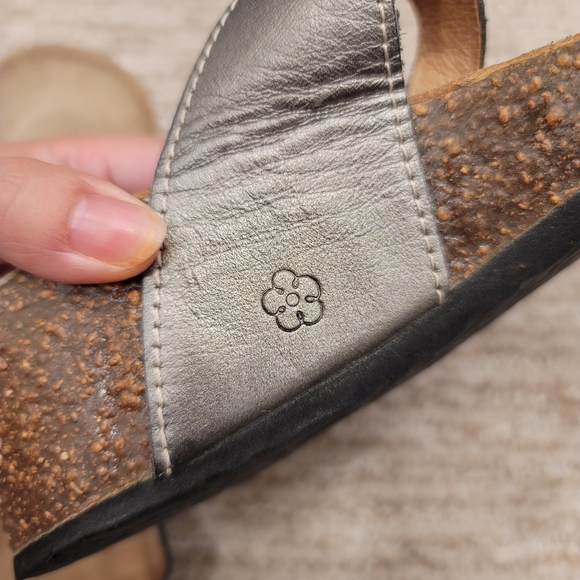 Flowers by Flurries Cork Wedge Mule - Picture 11 of 12